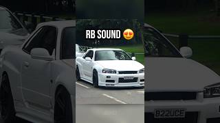 Nissan Skyline R34 Rb25Det Engine Sound Leaving Car Show