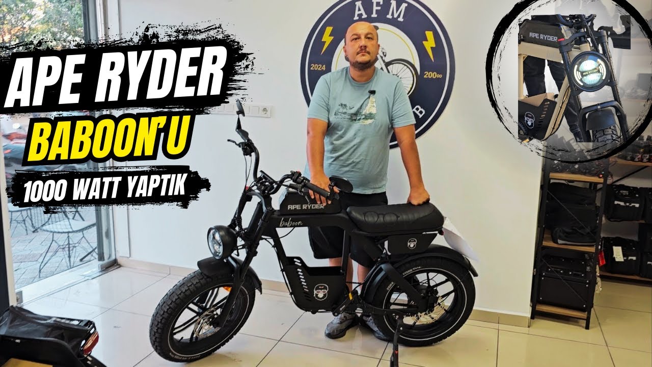Is This the Best E-Bike for You? Ape Ryder Baboon / 1000 Watt Motor ...