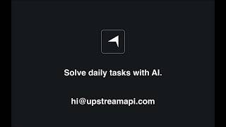 Upstream AI Demo