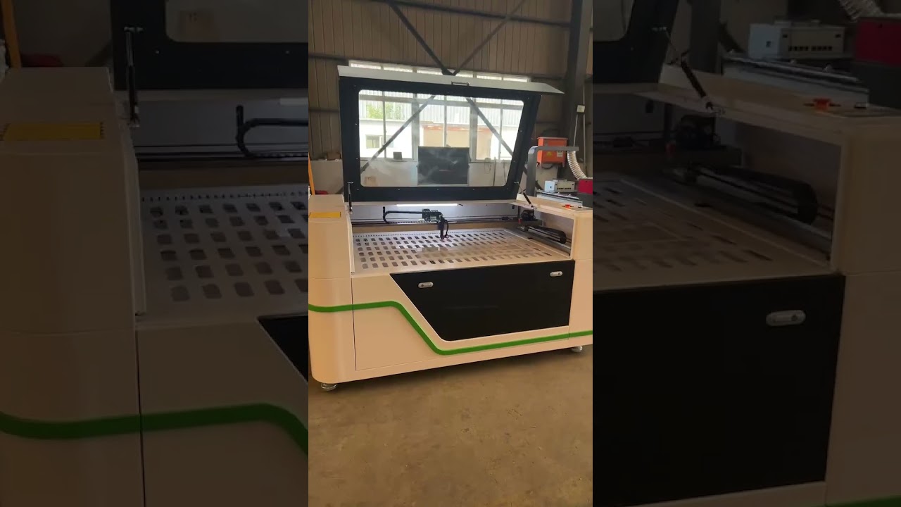 1390 Co2 Laser Cutter with New Design Machine Shell Test 4 Hours Before Delivery🚛🚛🚛