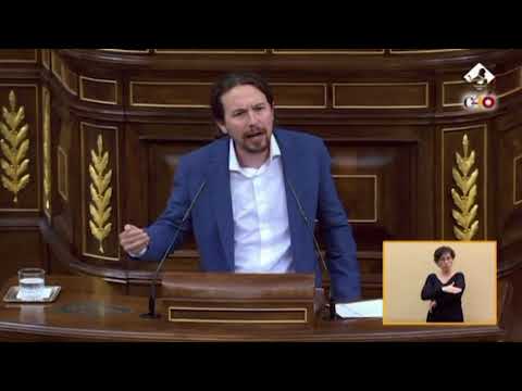 Pablo Iglesias ataca a Rajoy en su despedida