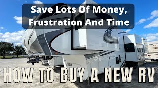 How To Save Lots Of Money, Frustration And Time When You Buy A New RV