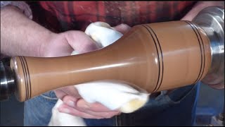 Wood-turning a Myrtle vase a beginner’s guide