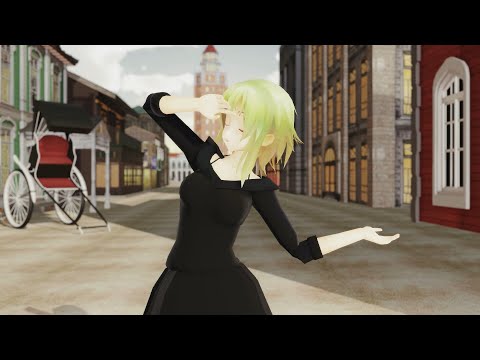 【MMD】少女ふぜゐ【ままま式GUMI Vネックワンピース】