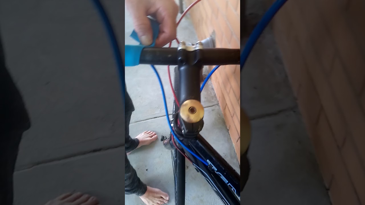 raw naturel How to put on bar tape