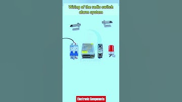 Wiring of the radio switch alarm system #shots