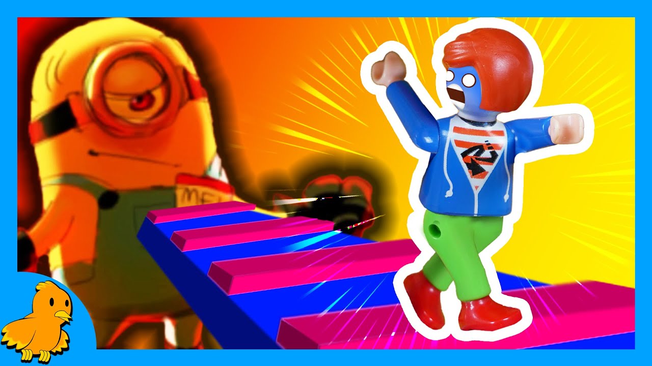 Playmobil Film Deutsch JULIAN UND DIE MINIONS RETTEN GRU! (Roblox)