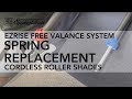 SPRINGBLINDS: EZ-Rise Free Valance System - Spring Replacement (Cordless Roller Shades)