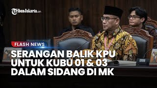 Momen KPU serang Serang Balik Gugatan Kubu 01&03 dalam Kasus Sengketa Pilpres