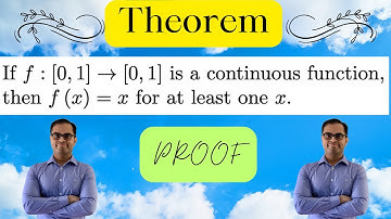 Brouwer Fixed Point Theorem in Dimension One! (FAMOUS Calculus Proof in Algebraic Topology)