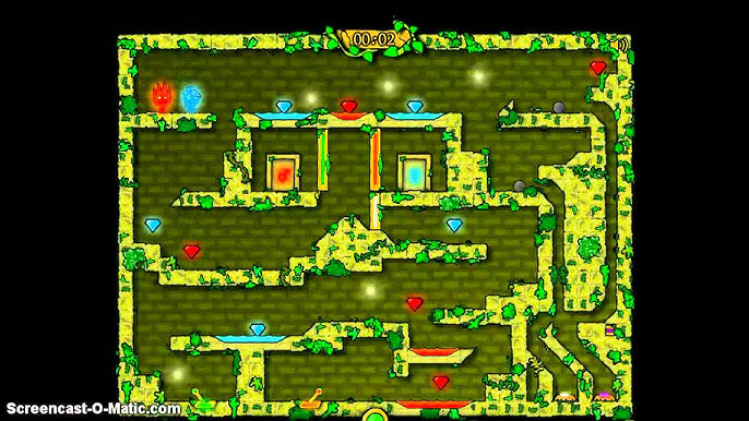 Fireboy and Watergirl 1 Forest Temple on Culga Games