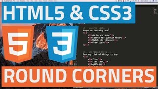 HTML5 and CSS3 beginner tutorial 27 - Rounded Corners