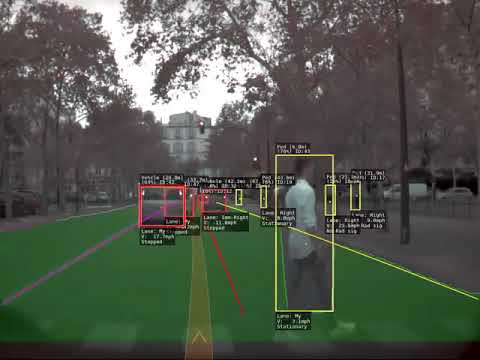 Paris streets in the eyes of Tesla Autopilot