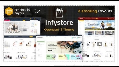 Infystore - Multipurpose OpenCart 3 Theme | Themeforest Templates