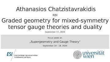 Athanasios Chatzistavrakidis - Graded geometry for mixed-symmetry tensor gauge theories and duality