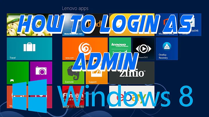 How to unlock and login as the built in administrator in windows 8/8.1