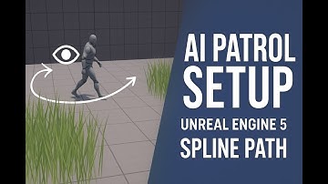 Stealth Gameplay System in UE05 part 01 | Enemy Patrol on Spline Tutorial