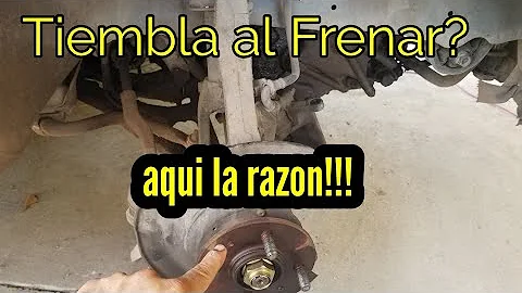 ¿Por qué tiembla mi coche cuando piso el freno?