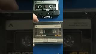 Memorex cassette's types in memory