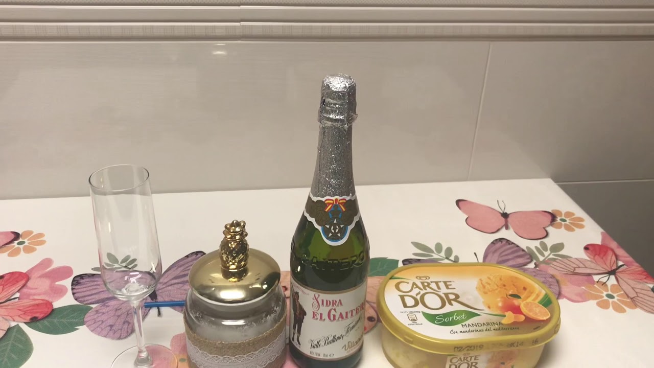 Sorbete de mandarina