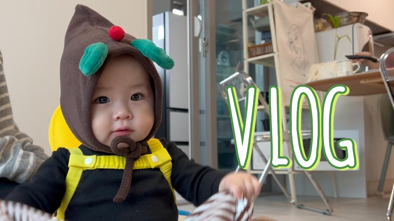 [VLOG] 10개월 아기 일상 | 할아버지 사랑해요 | 결혼식에서 귀여움 표출 | 귀여운 아기들과 크리스마스 준비 | 롯데타워, 한강뷰 아파트