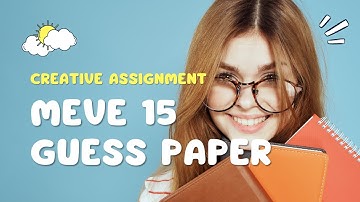 MEVE 15 GUESS PAPER
