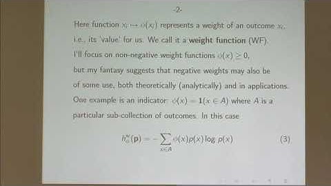 Yuri Suhov | New properties of entropy and their consequences