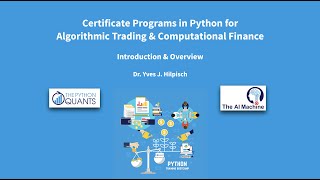 アルゴリズム取引のためのPythonの大学証明書＆amp;金融工学