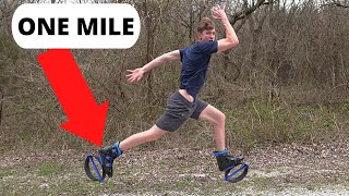 Do These Bouncy Moon Shoes Make You Run Faster?