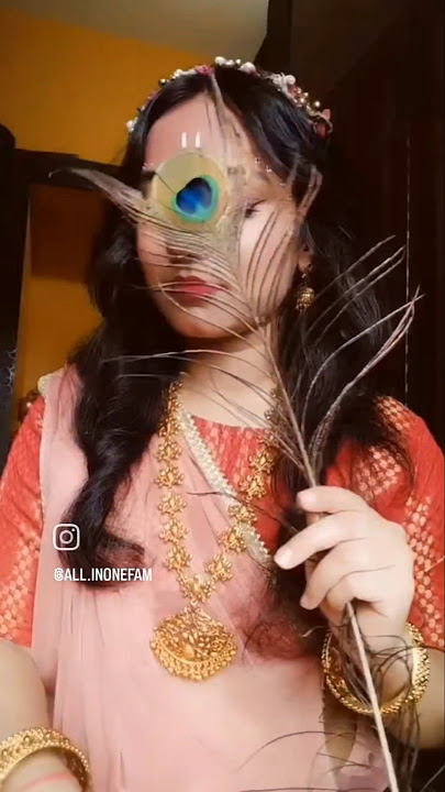 Radha look(radhe radhe🦚)#shorts#ytshorts #transition #makeup #youtubeshorts