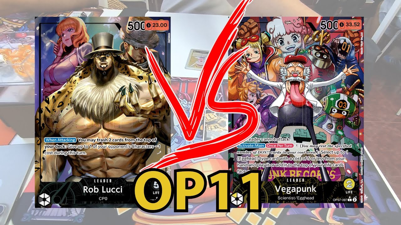 [OP11] Lucci vs Vegapunk | POV One Piece TCG Store Tournament