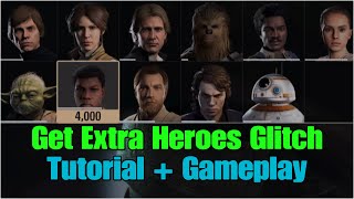 Multiple Heroes Glitch Tutorial | Get Extra Heroes On Galactic Assault | Star Wars Battlefront 2