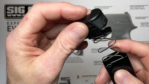 XTech Tactical plus 3 magazine extension for the SIG Sauer P365 installation video