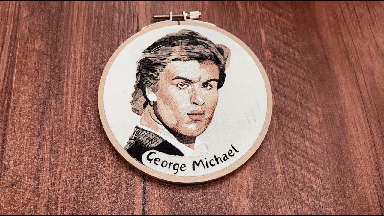 How I Embroider George Michael and Some Tips for Beginners! - YouTube