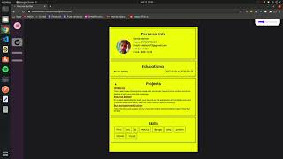 Resume Builder | React.js | About to reach 100 subs