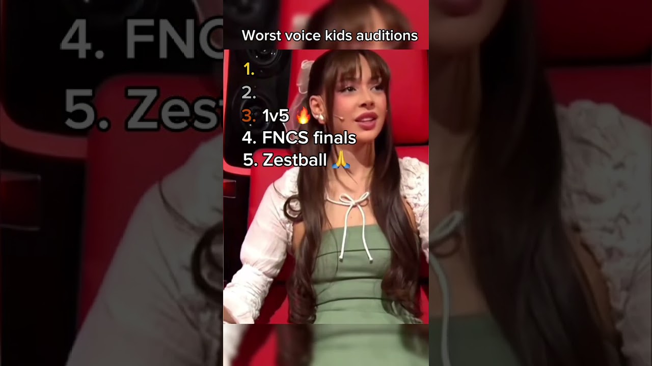 Top 5 Worst voice kids auditions