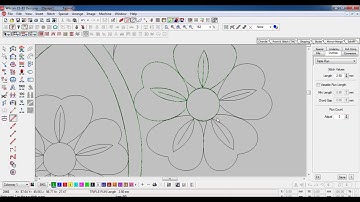 Embroidery design | wilcom software 2006 | Triple run