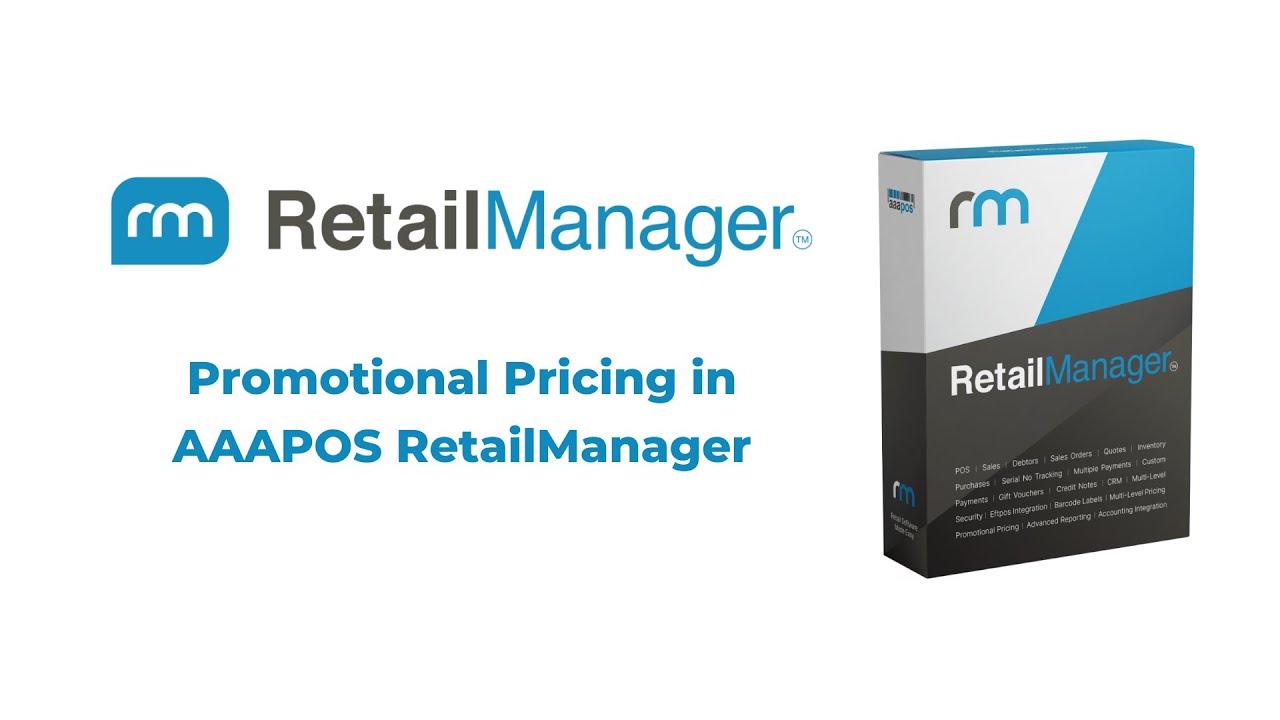 Promotional Pricing in AAAPOS RetailManager