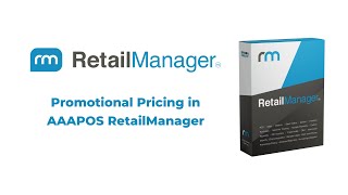 Promotional Pricing in AAAPOS RetailManager