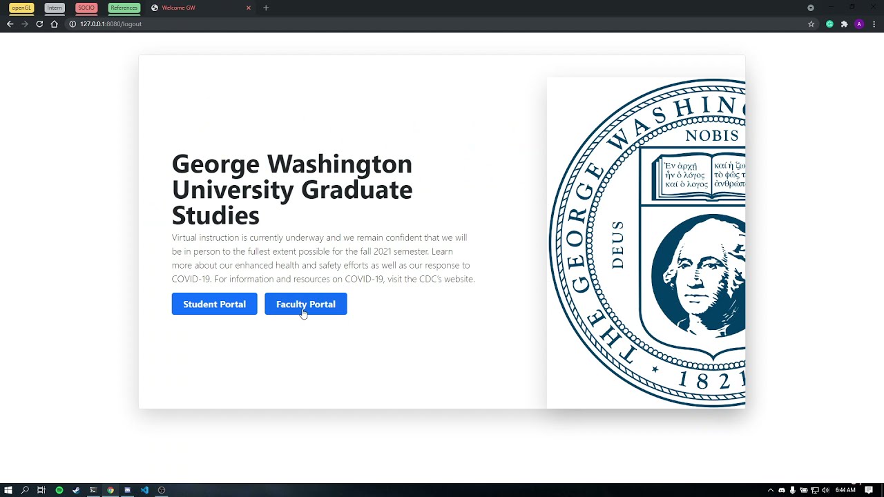 Database Project - University Student Portal
