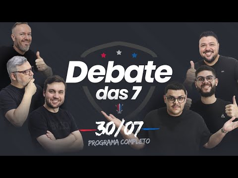 DEBATE DAS 7 - GREMIO EM SP E CORINTHIANS PRESSIONA ARBITRAGEM / PROTESTOS NO INTER - 30/07/24 #12