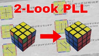 2-Look PLL In 4 Minutes! | Beginner's CFOP Tutorial