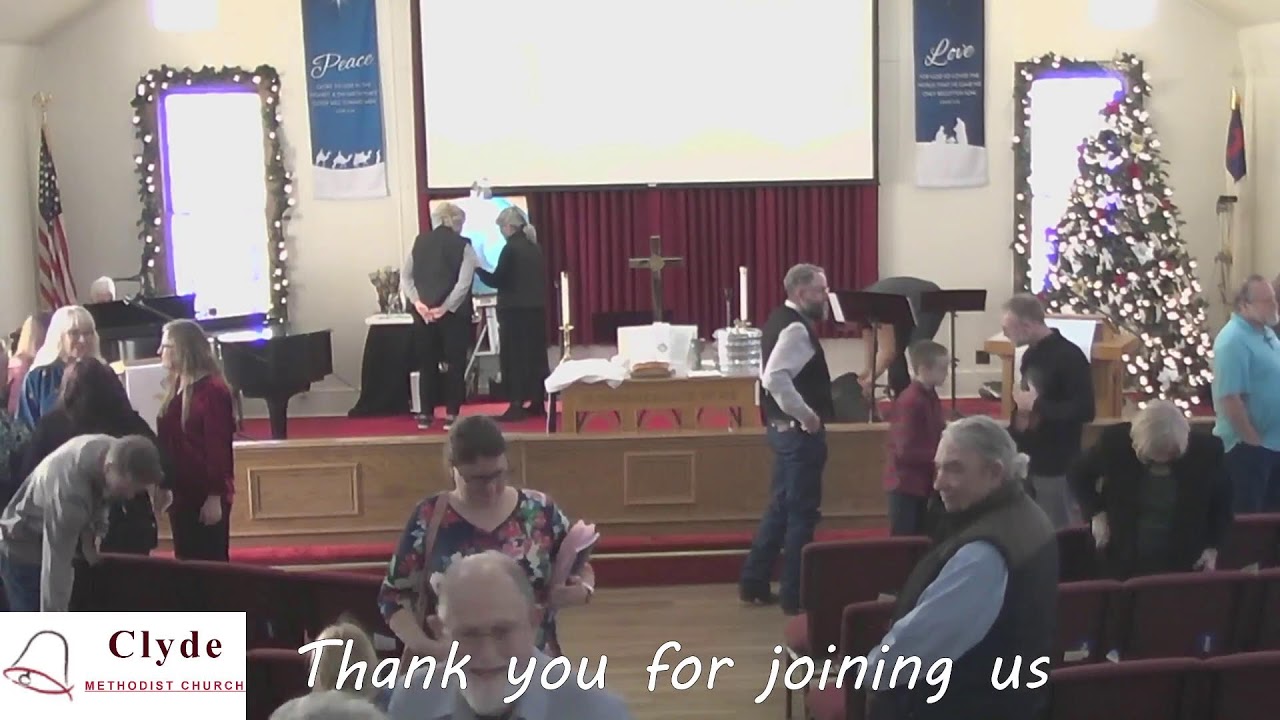 Clyde Methodist Church Sunday Morning Worship- January 4, 2026