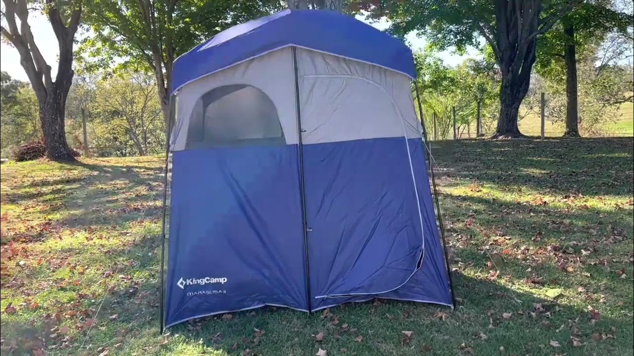 KingCamp Camping Shower Tent Oversize Space Privacy Tent Portable Outdoor Shower Tents YouTube