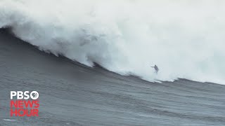 How big waves are helping this female surfer overcome her biggest fears