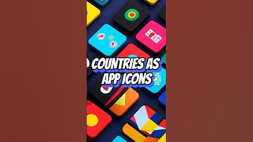 Countries as App Icons! Ai Generated