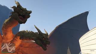 GTA 5 King Ghidorah