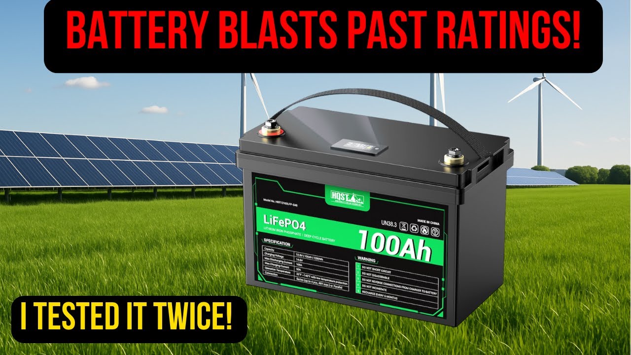 HQST Battery & Solar Panel Review: SHOCKING Capacity Test Results!