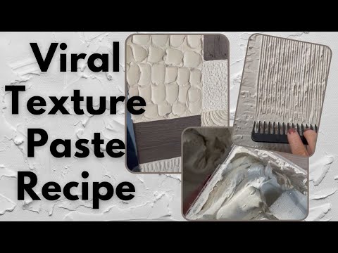 Original Texture paste Recipe | How to make texture paste at home|  Sculpture Paste | #trending