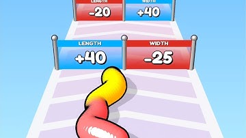 Gummy Worm Go! - All Levels Walkthrough Gameplay iOS, Android Mobile Game